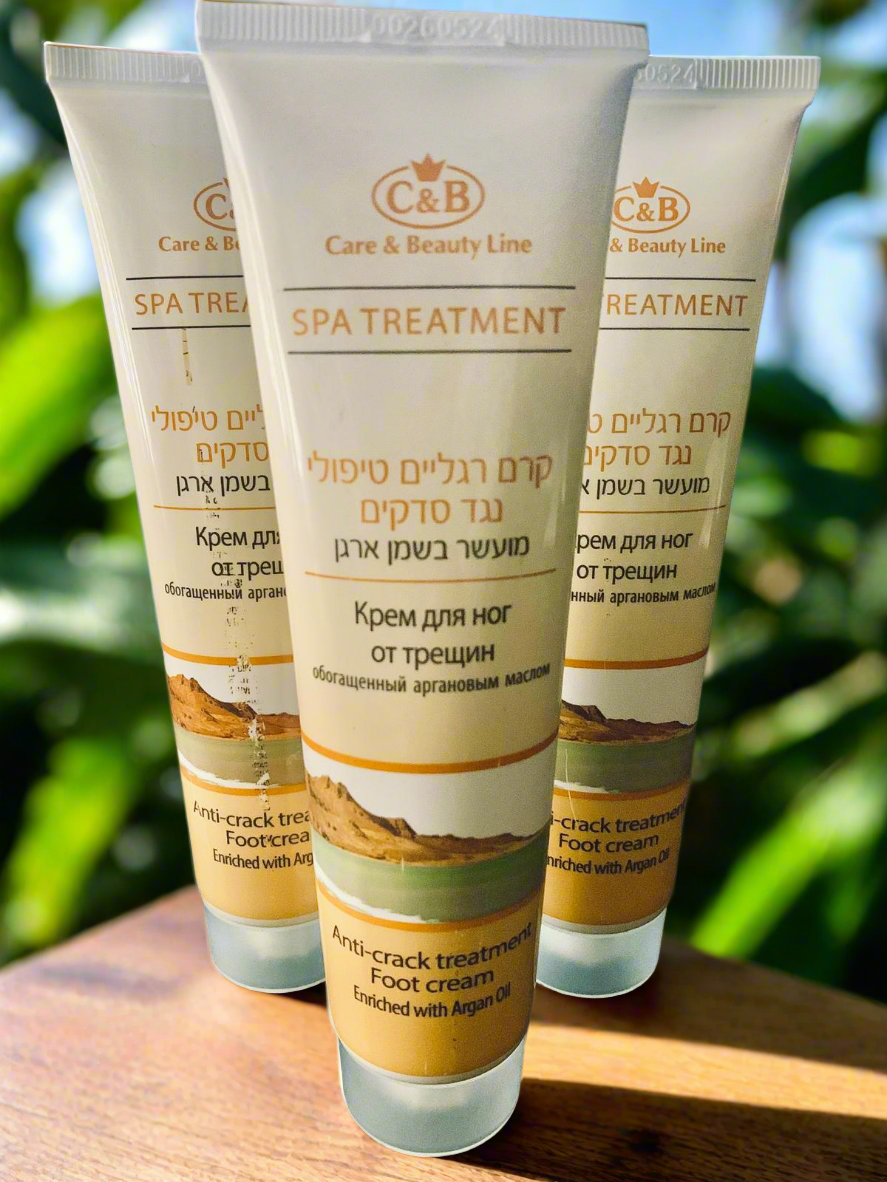 Crema piedi anti-screpolature arricchita con olio di Argan C&B