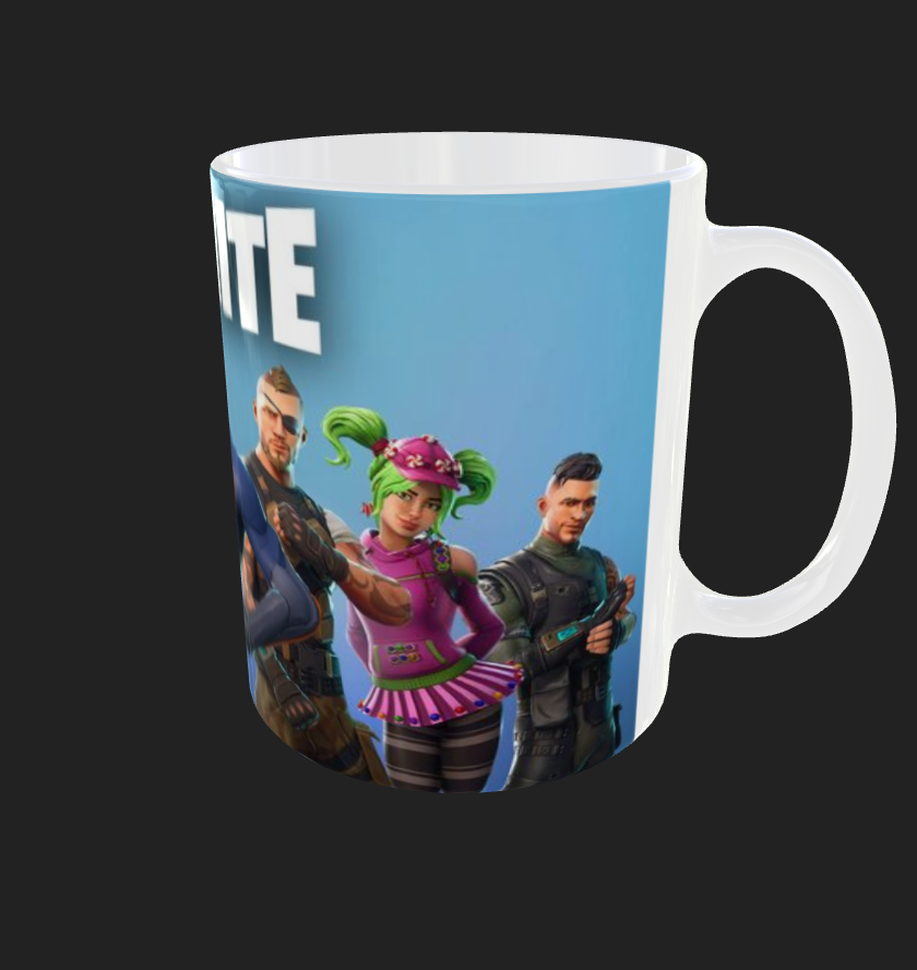 FORTNITE TAZZA personalizzata CAFFE' di ceramica , Idea regalo Adulto Bambino