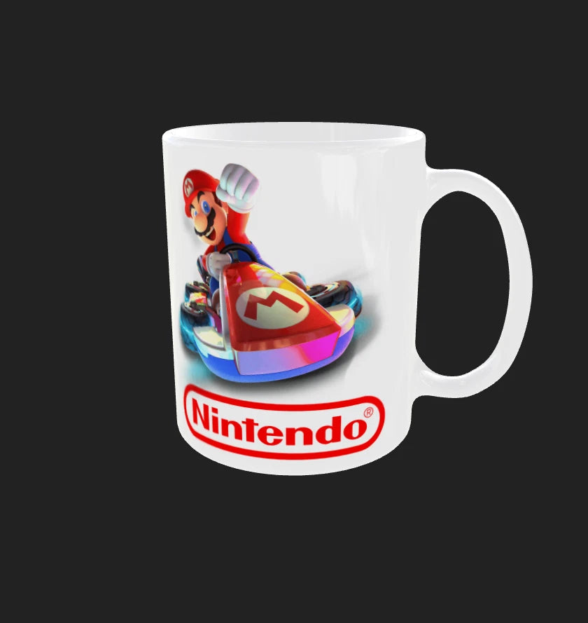 NINTENDO SWITCH TAZZA personalizzata CAFFE' , Idea regalo Adulto Bambino