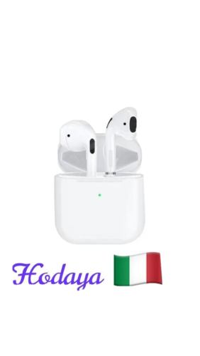 Cuffie Bluetooth 5.0 con microfono Touch Control Wireless Hodaya - - BIANCO