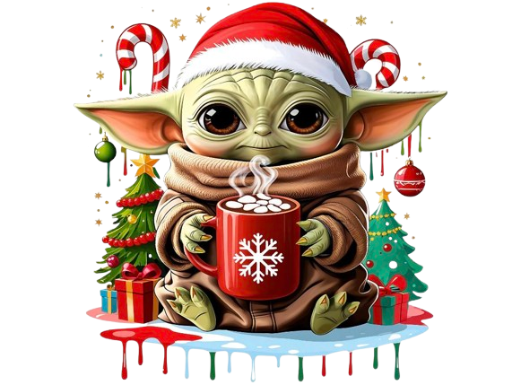 NATALE DTF per t-shirt - magliette - Applicare con ferro da stiro