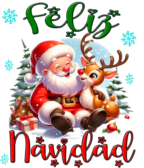 NATALE DTF per t-shirt - magliette - Tessuti - Applicare con ferro da stiro