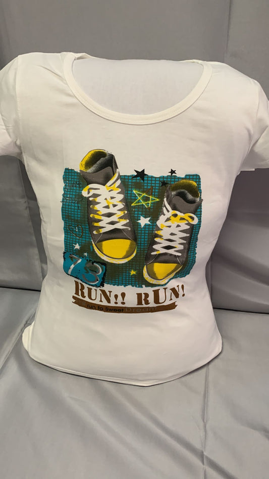 T-Shirt Donna Run! Run! - Maglia Maglietta
