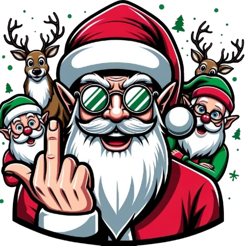 NATALE DTF per t-shirt - magliette - Tessuti - Applicare con ferro da stiro