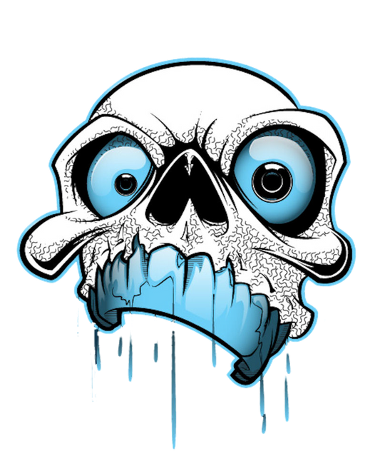 DTF Adesivi per Tessuti - Termoadesivi Facili da Applicare- Digital Teschio