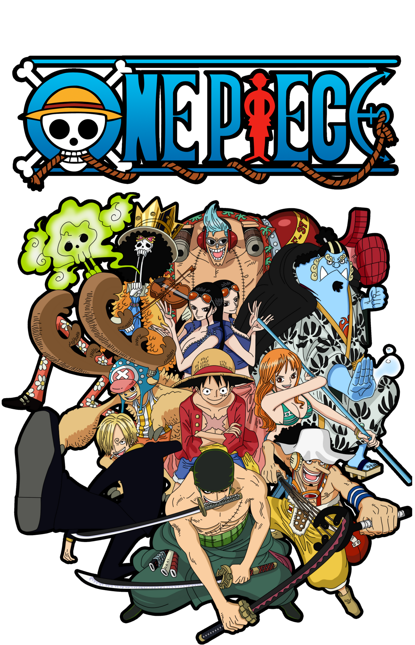 ONE PIECE - DTF Adesivi per Tessuti - Termoadesivi Facili da Applicare-