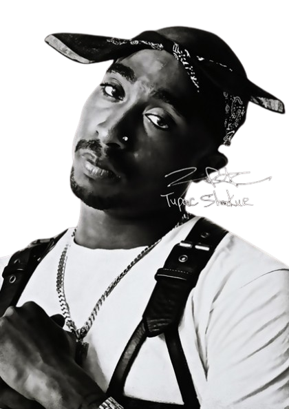 2Pac - DTF per t-shirt - magliette - Tessuti - da Applicare con ferro da stiro