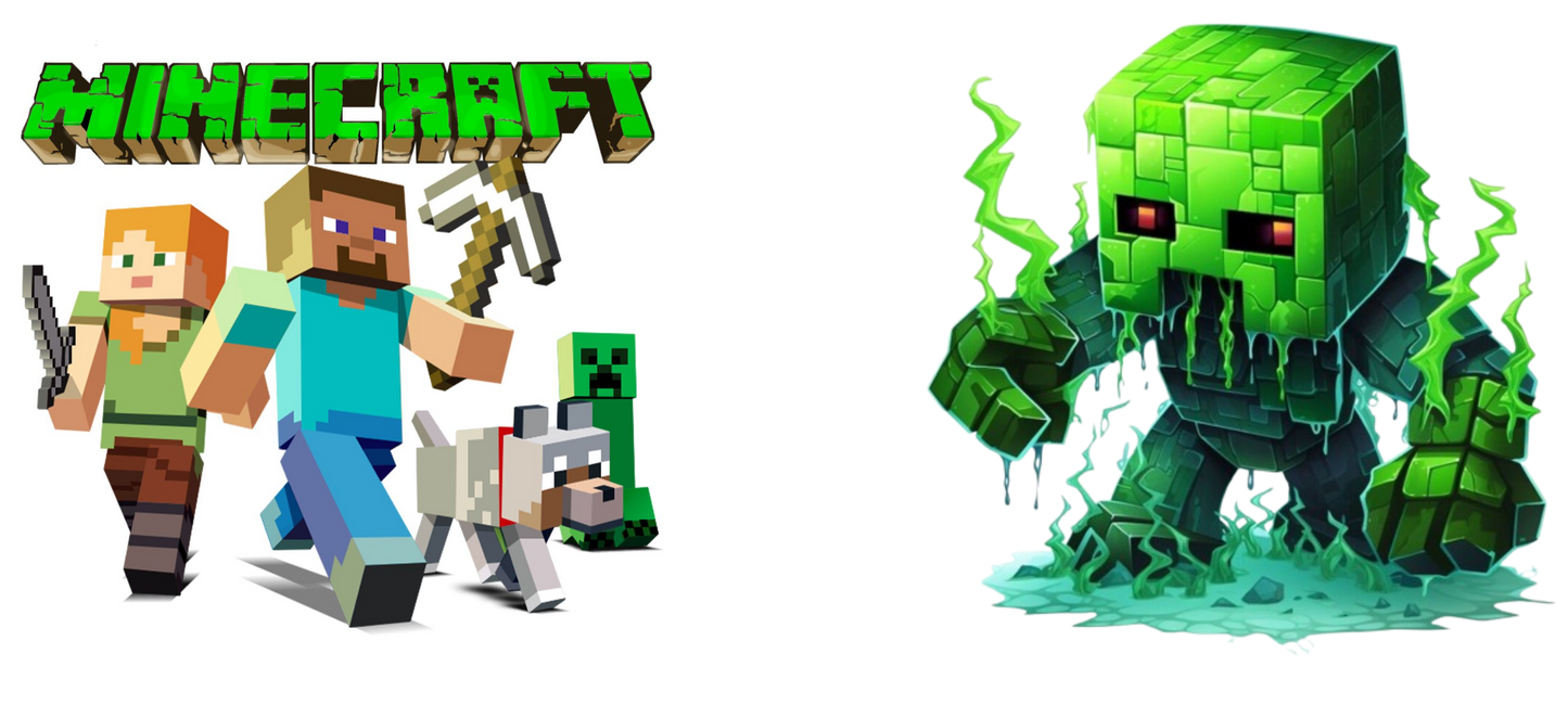 MINECRAFT TAZZA personalizzata CAFFE' , Idea regalo Adulto Bambino