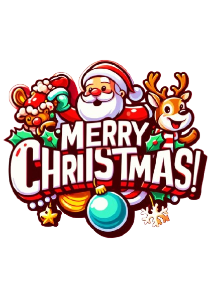 NATALE DTF per t-shirt - magliette - Tessuti - Applicare con ferro da stiro