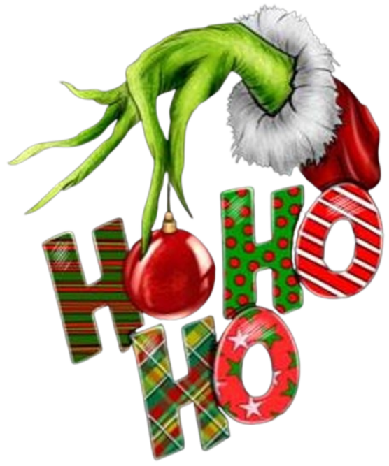 GRINCH NATALE DTF per t-shirt - magliette - Applicare con ferro da stiro