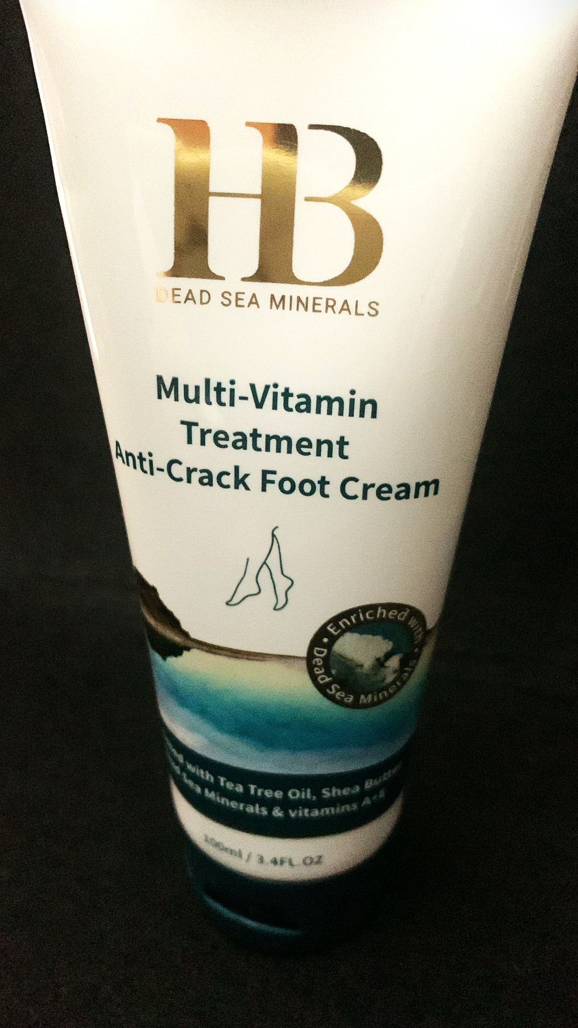 Crema HB  Piedi anti-screpolature per trattamenti multivitaminici.