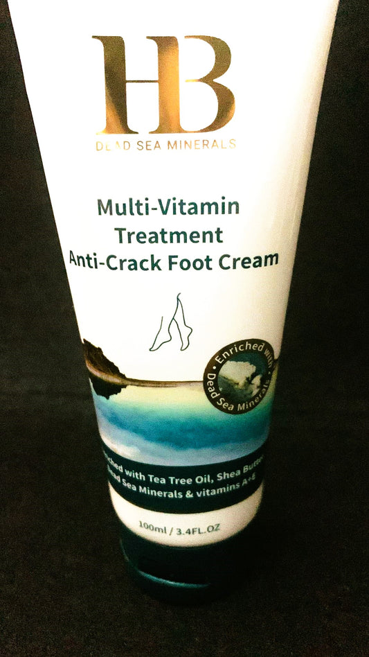 Crema HB  Piedi anti-screpolature per trattamenti multivitaminici.