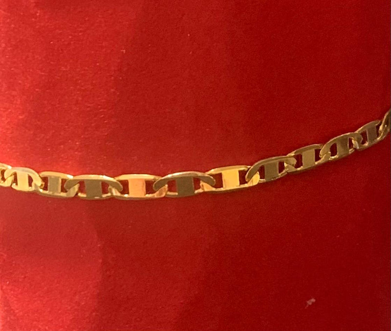 Collana Uomo placcata oro 18k Lunghezza: 56 cm