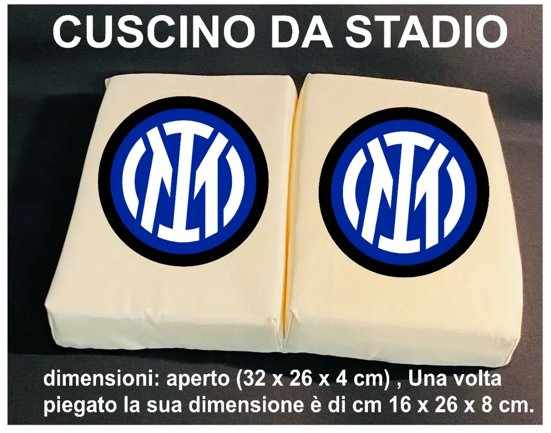 Cuscino Da Stadio premium - inter - Mare - All'aperto - Cuscini stadio