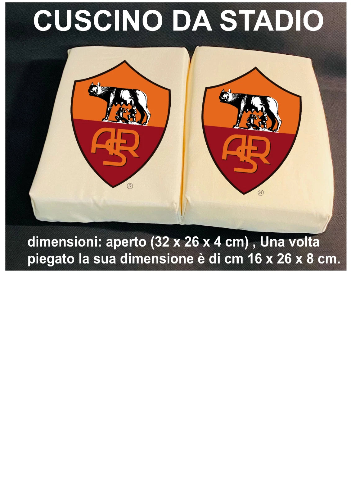 ROMA - Cuscino Da Stadio - Mare - All'aperto - Cuscini stadio