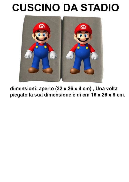 SUPER MARIO Cuscino Da Stadio - Mare - All'aperto - Cuscini stadio