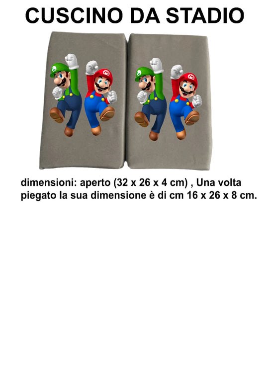 SUPER MARIO Cuscino Da Stadio - Mare - All'aperto - Cuscini stadio