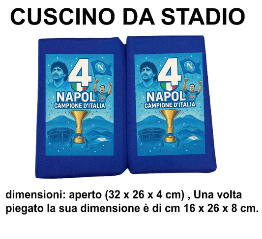 Cuscino Da Stadio -NAPOLI - Mare - All'aperto - Cuscini stadio