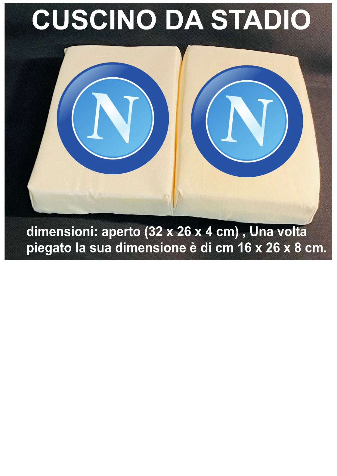 Cuscino Da Stadio - NAPOLI - Mare - All'aperto - Cuscini stadio
