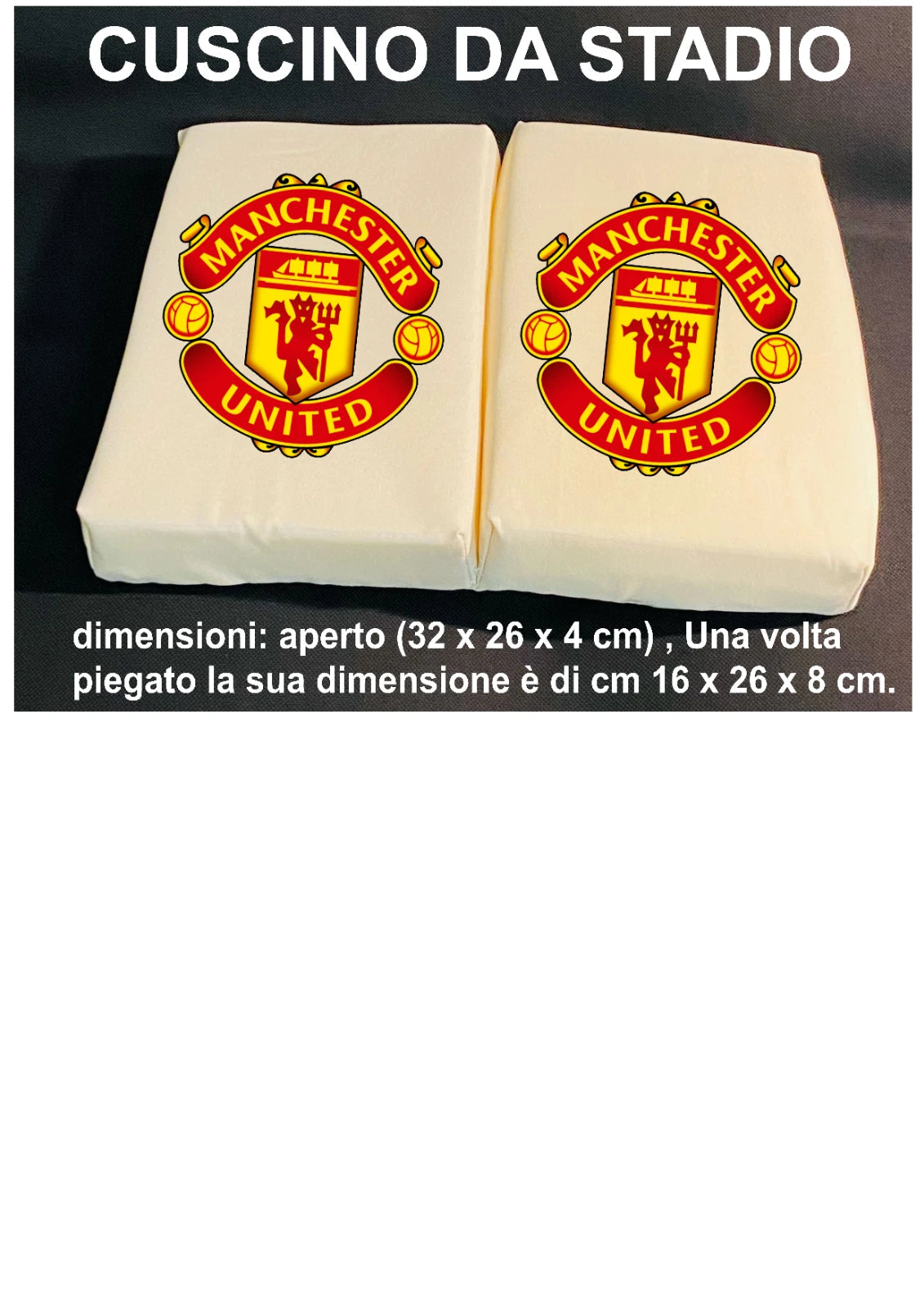 Cuscino Da Stadio - Manchester United - Mare - All'aperto - Cuscini stadio
