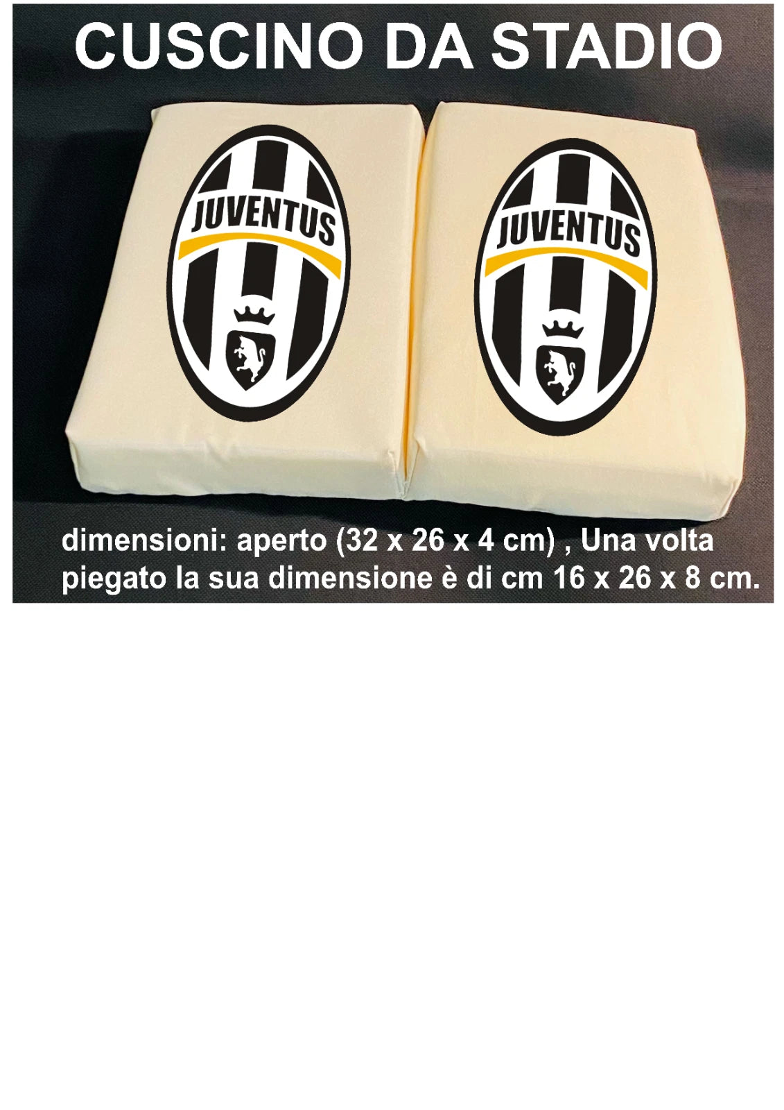 Cuscino Da Stadio - JUVENTUS - Mare - All'aperto - Cuscini stadio