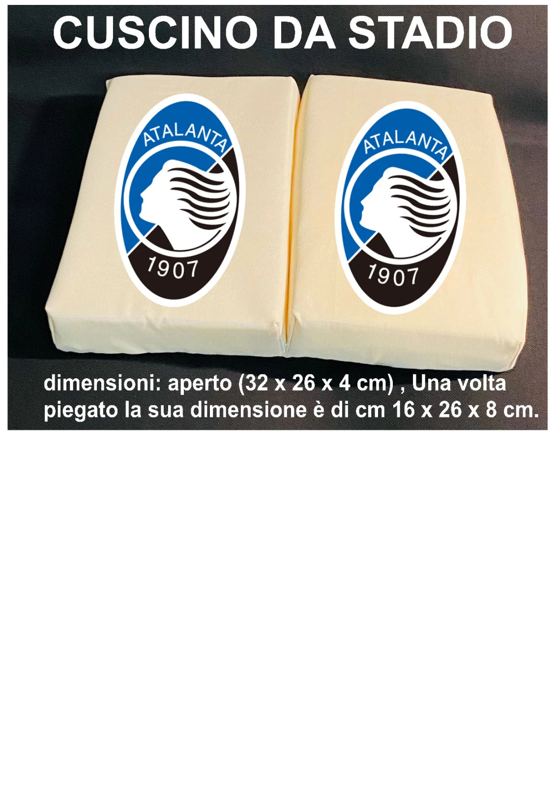 Cuscino Da Stadio - ATALANTA - Mare - All'aperto - Cuscini stadio