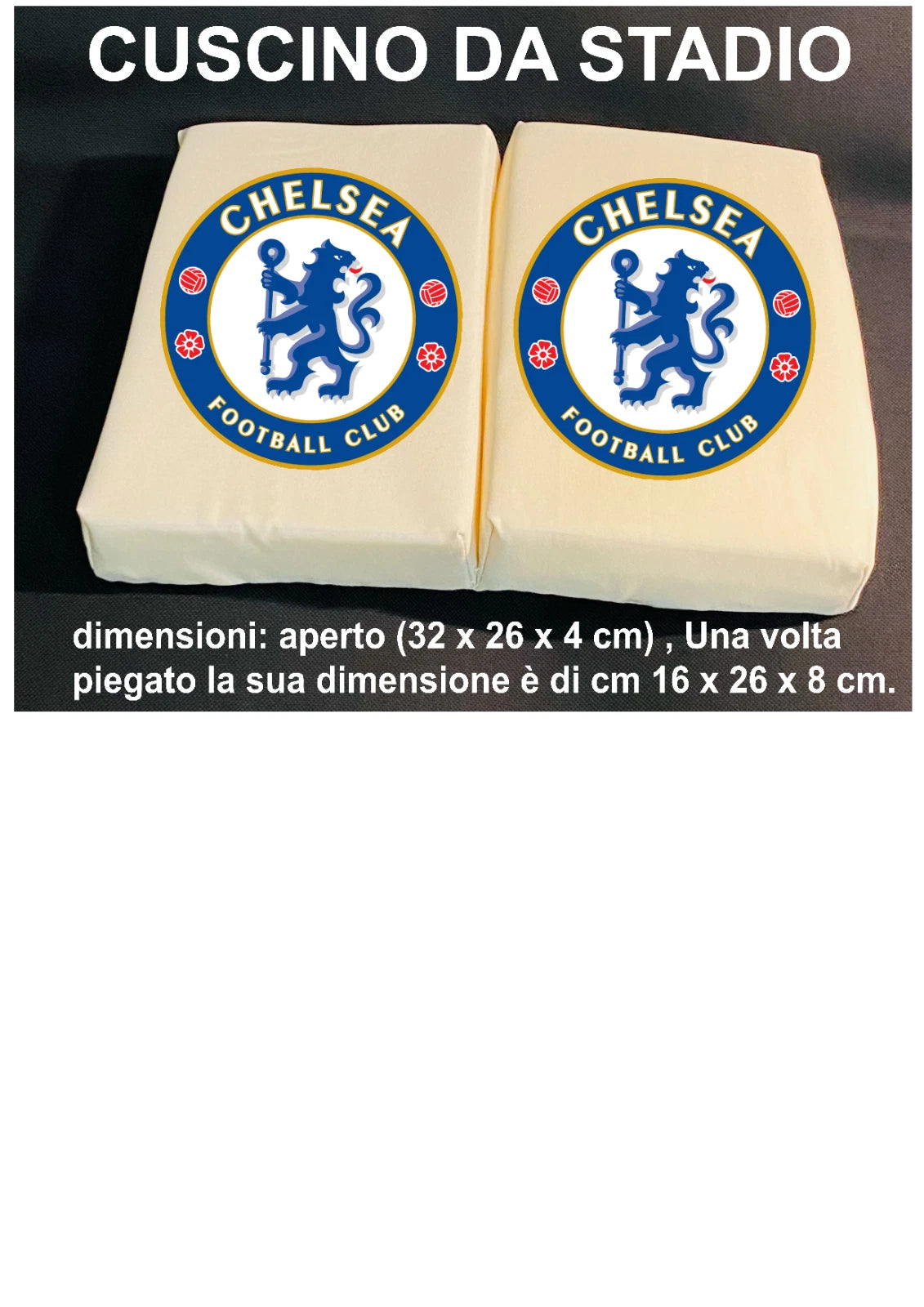 Cuscino Da Stadio - Chelsea Football Club - Mare - All'aperto - Cuscini stadio