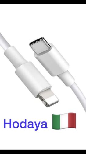 CAVO per iPhone 13 12 11 8 7 Pro Max- caricabatterie rapido 12w - USB tipo C