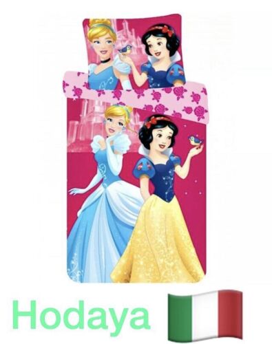 Copripiumino Disney Principesse- Biancaneve e Cenerentola -