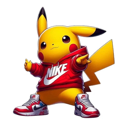 PIKACHU - POKEMON - DTF Adesivi per Tessuti - Termoadesivi Facili da Applicare