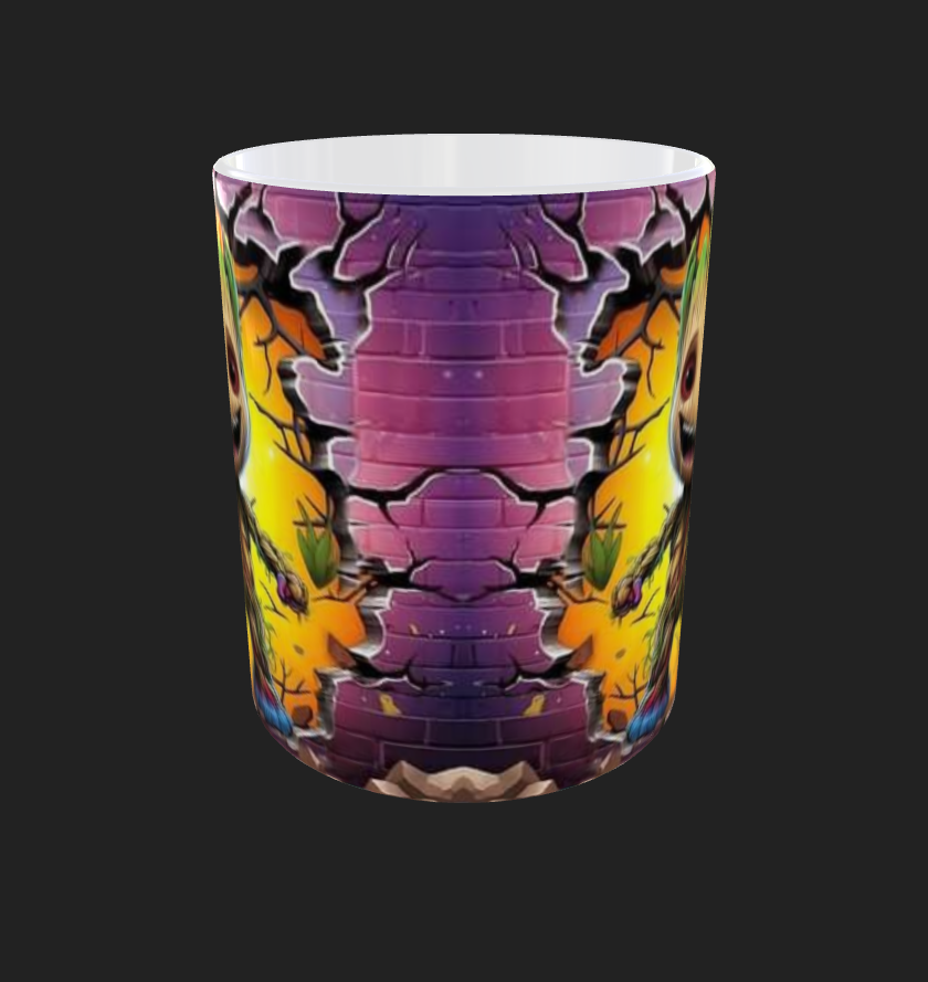 GROOT TAZZA personalizzata CAFFE' di ceramica , Idea regalo Adulto Bambino