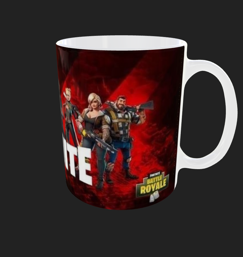 FORTNITE TAZZA personalizzata CAFFE' di ceramica , Idea regalo Adulto Bambino