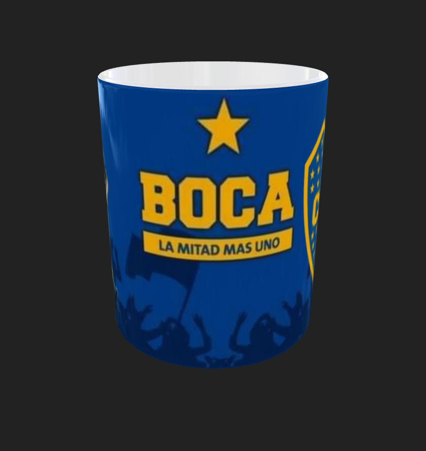 BOCA JUNIORS TAZZA personalizzata CAFFE' , Idea regalo Adulto Bambino