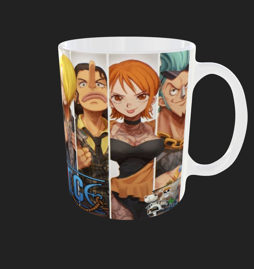 One Piece TAZZA personalizzata CAFFE' , Idea regalo , CARTOON MANGA