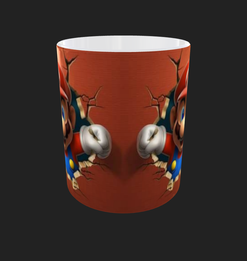 SUPER MARIO TAZZA personalizzata CAFFE' , Idea regalo Adulto Bambino