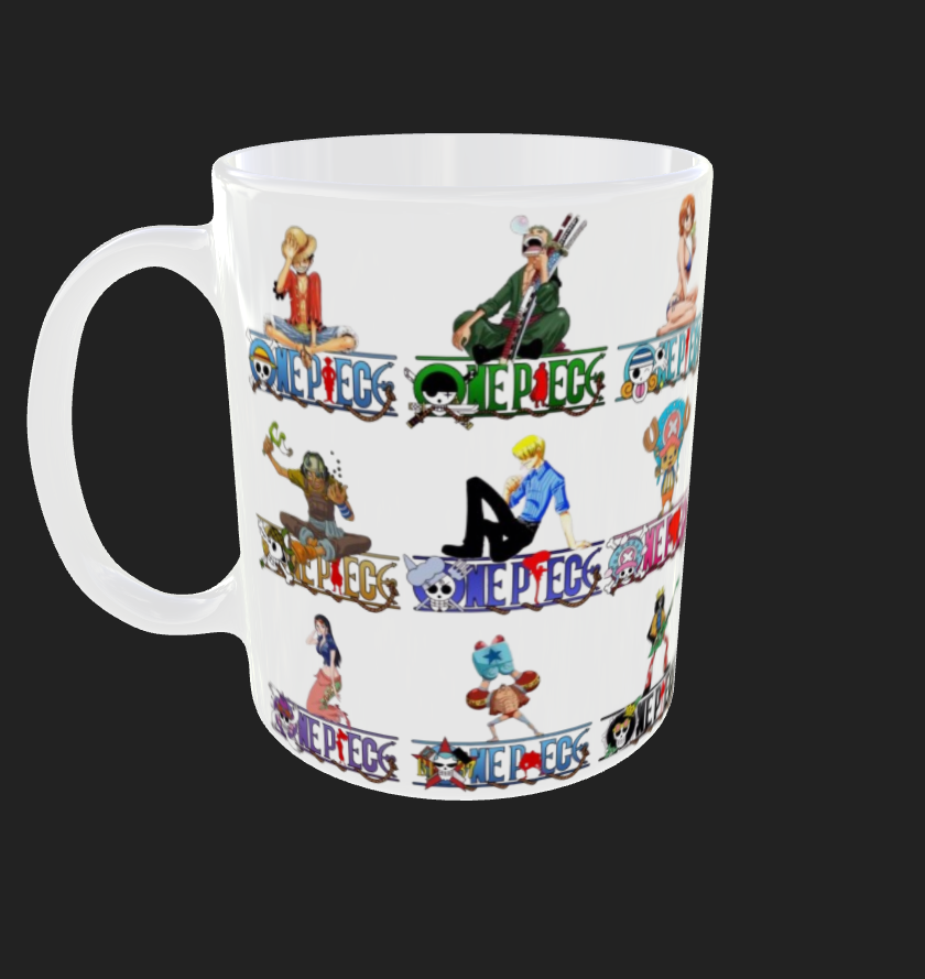 TAZZA MUG ONE PIECE 11OZ CERAMICA CARTOON MANGA GADGETS ALL'ARREMBAGGIO