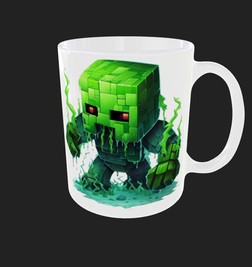 MINECRAFT TAZZA personalizzata CAFFE' , Idea regalo Adulto Bambino