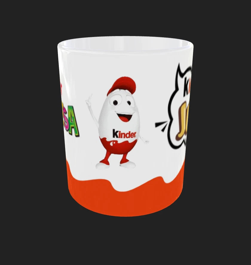 KINDER TAZZA personalizzata CAFFE' , Idea regalo Adulto Bambino