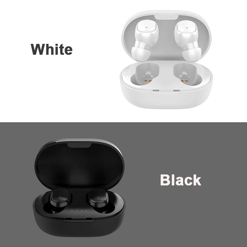 Cuffie Bluetooth 5.0 A6S Airdots auricolari stereo - BIANCO